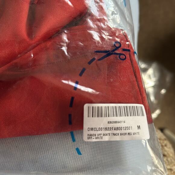 OFF-WHITE™ Brick Red Shorts M - Picture 15 of 16